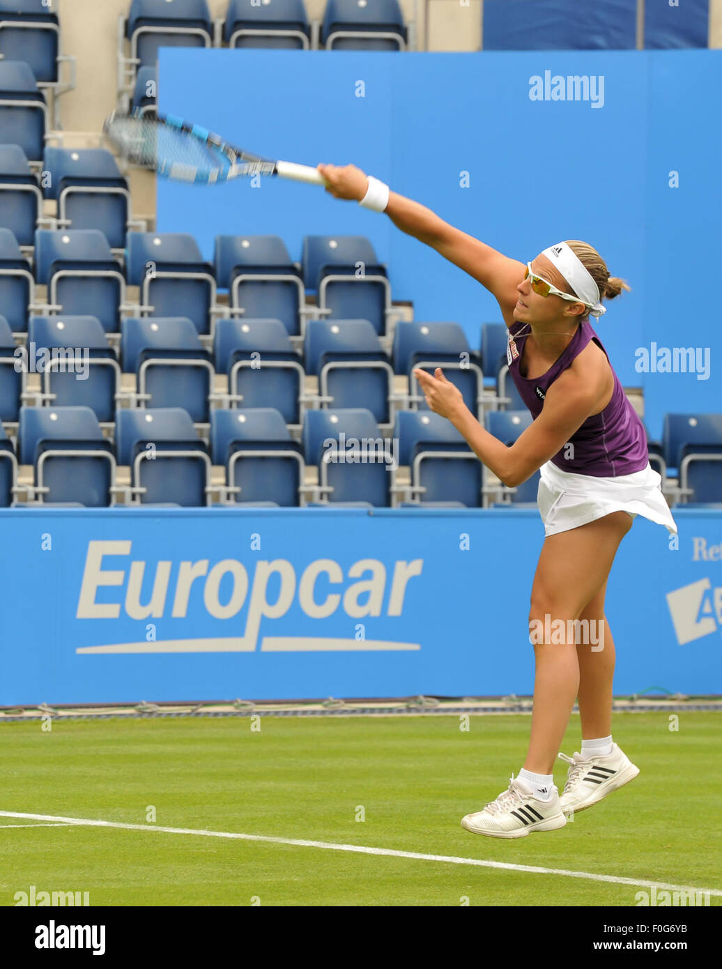 AEGON Classic Birmingham - Tag2 - Marina Erakovic V Kirsten Flipkens Featuring: Kirsten Flipkens Where: Birmingham, Vereinigtes Königreich bei: 14. Juni 2015 Stockfoto