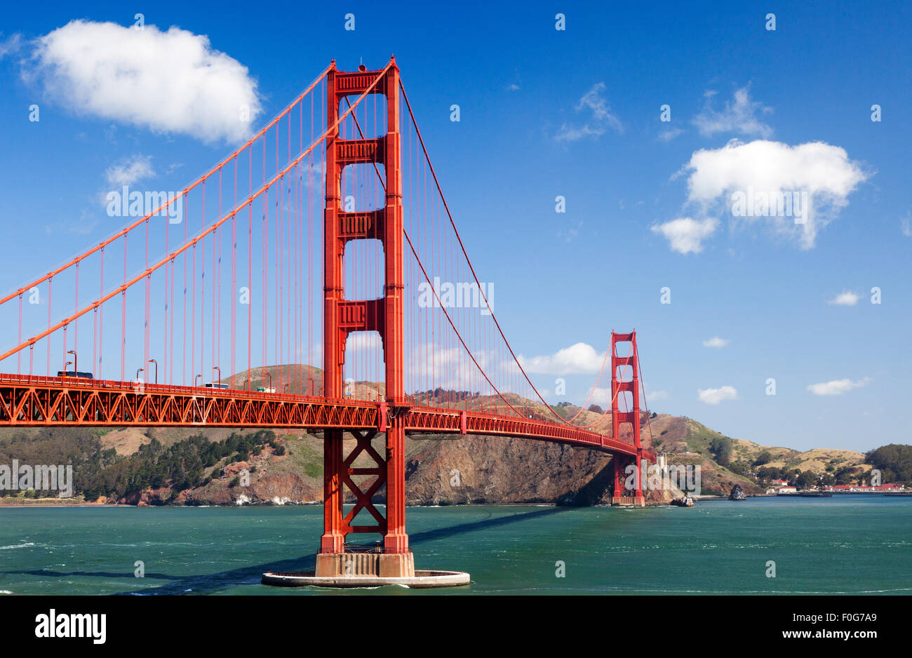 Die Golden Gate Bridge, San Francisco, USA Stockfoto