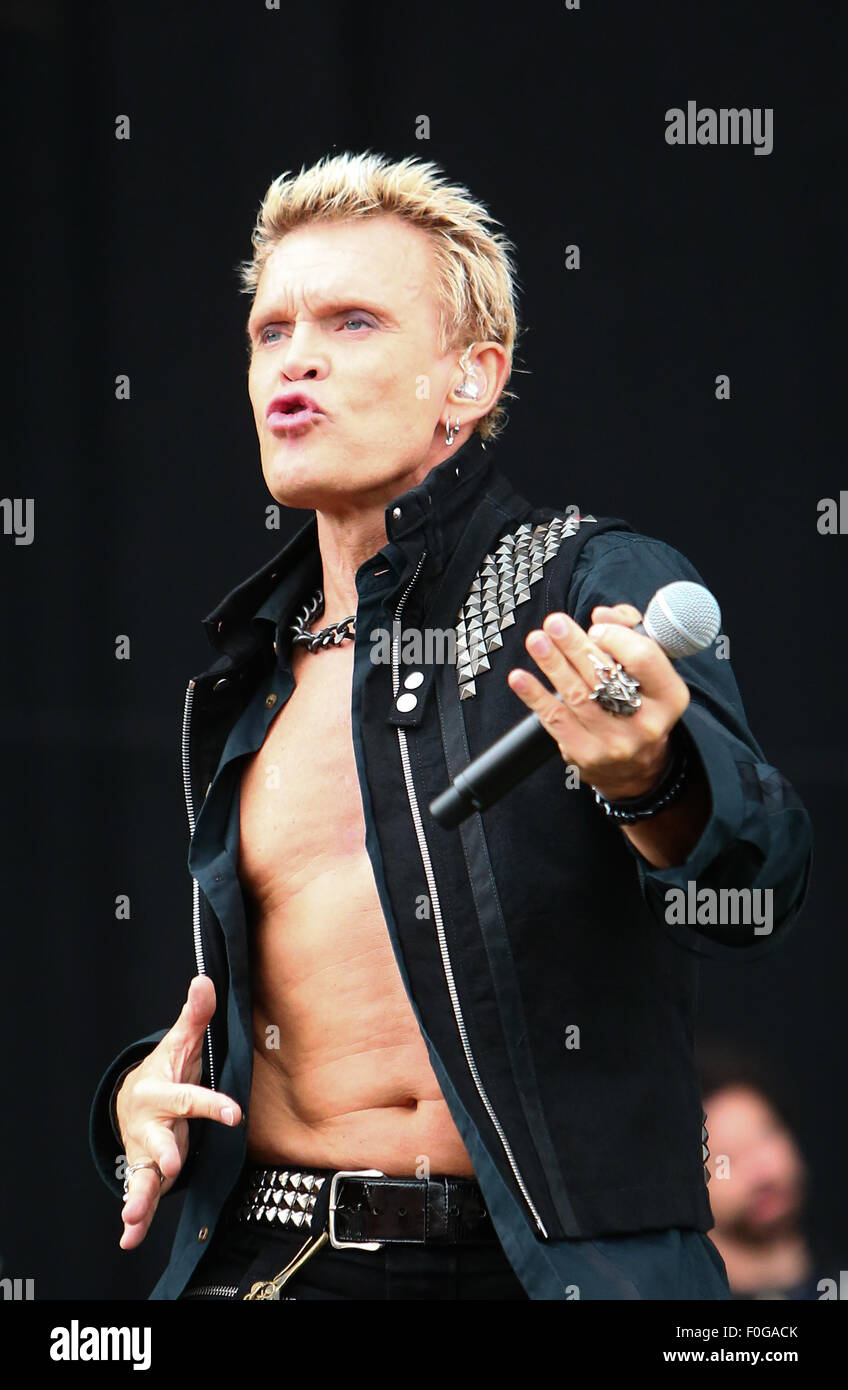 Download Festival - Tag 3 - Performances mit: Billy Idol wo: Donnington, Vereinigtes Königreich bei: 14. Juni 2015 Stockfoto