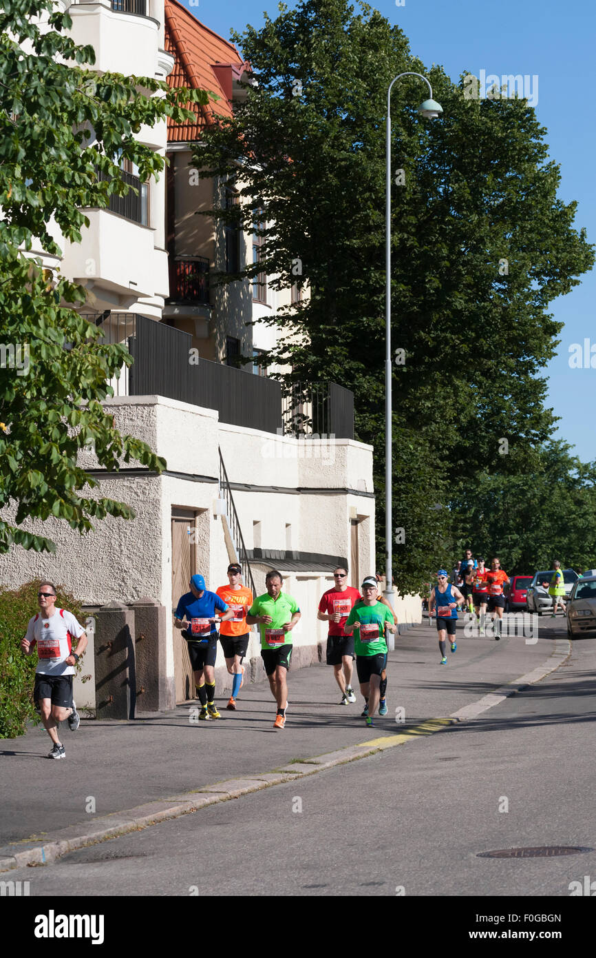 Helsinki City Marathon 2015 Stockfoto