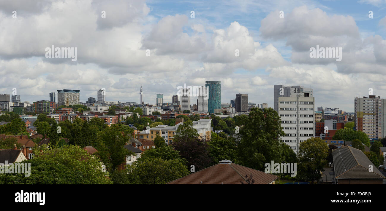 Die Skyline von Stadtzentrum von Birmingham UK Stockfoto