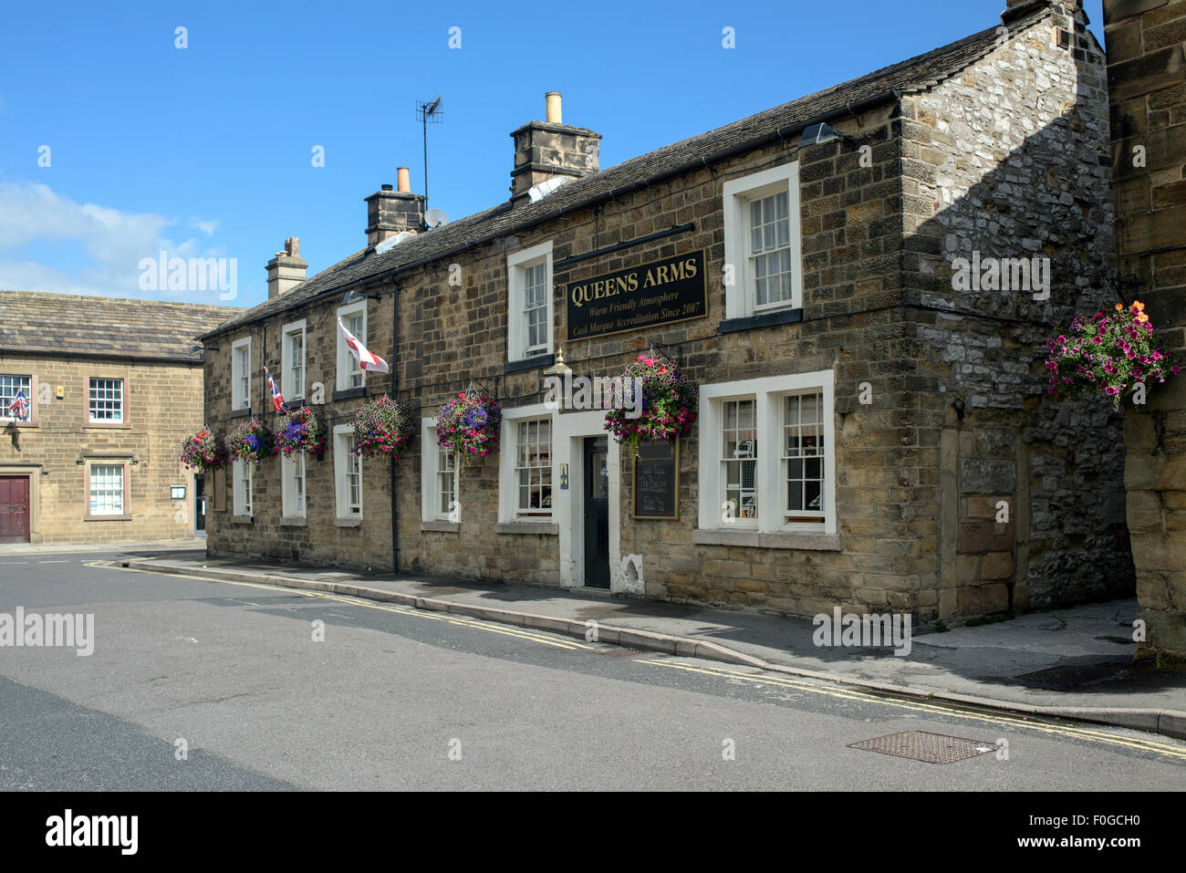 Die Queens-Arme, Bakewell Derbyshire, UK. Stockfoto