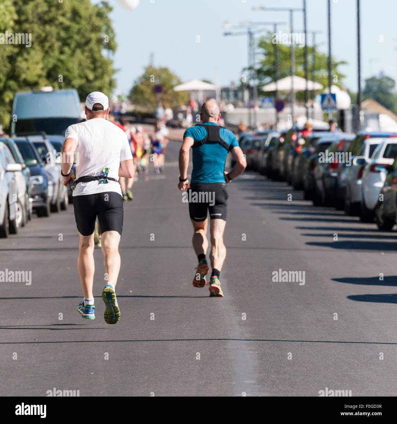 Helsinki City Marathon 2015 Stockfoto