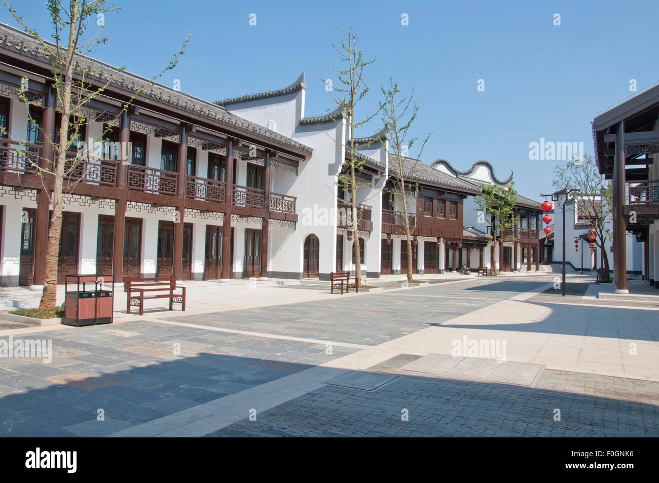 Traditionelle Chinatown Stockfoto