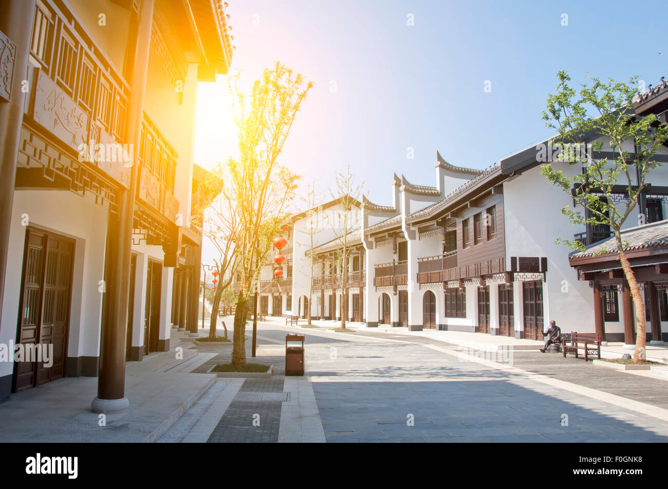 Traditionelle Chinatown Stockfoto