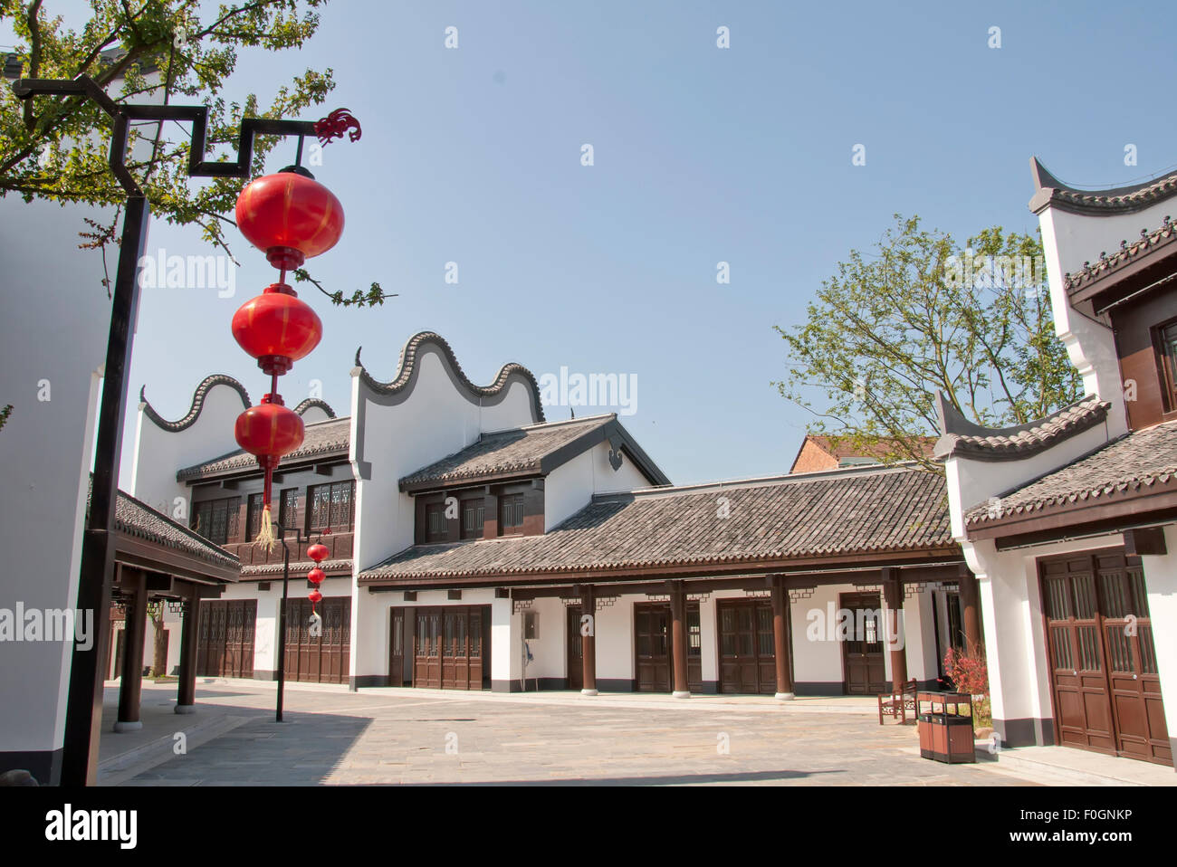 Traditionelle Chinatown Stockfoto