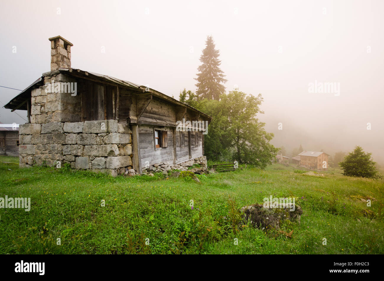 Altes Haus in Rize Stockfoto