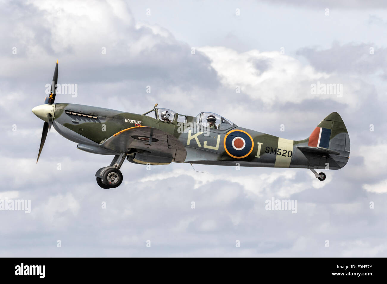 Vickers Supermarine Spitfire 2 Sitz trainer Stockfoto