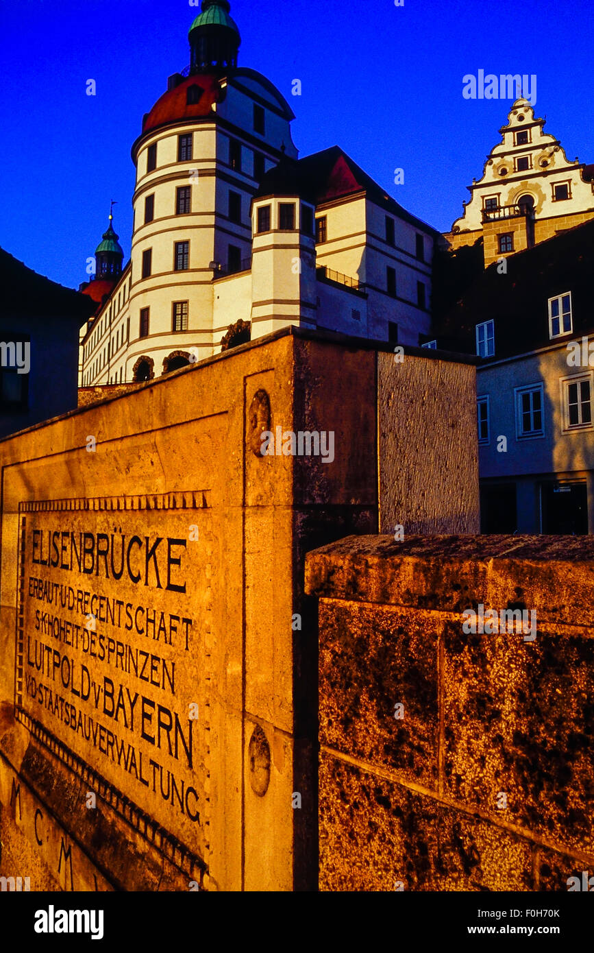 Schloss Neuburg Castle. Neuburg an der Donau. Bayern. Deutschland Stockfoto
