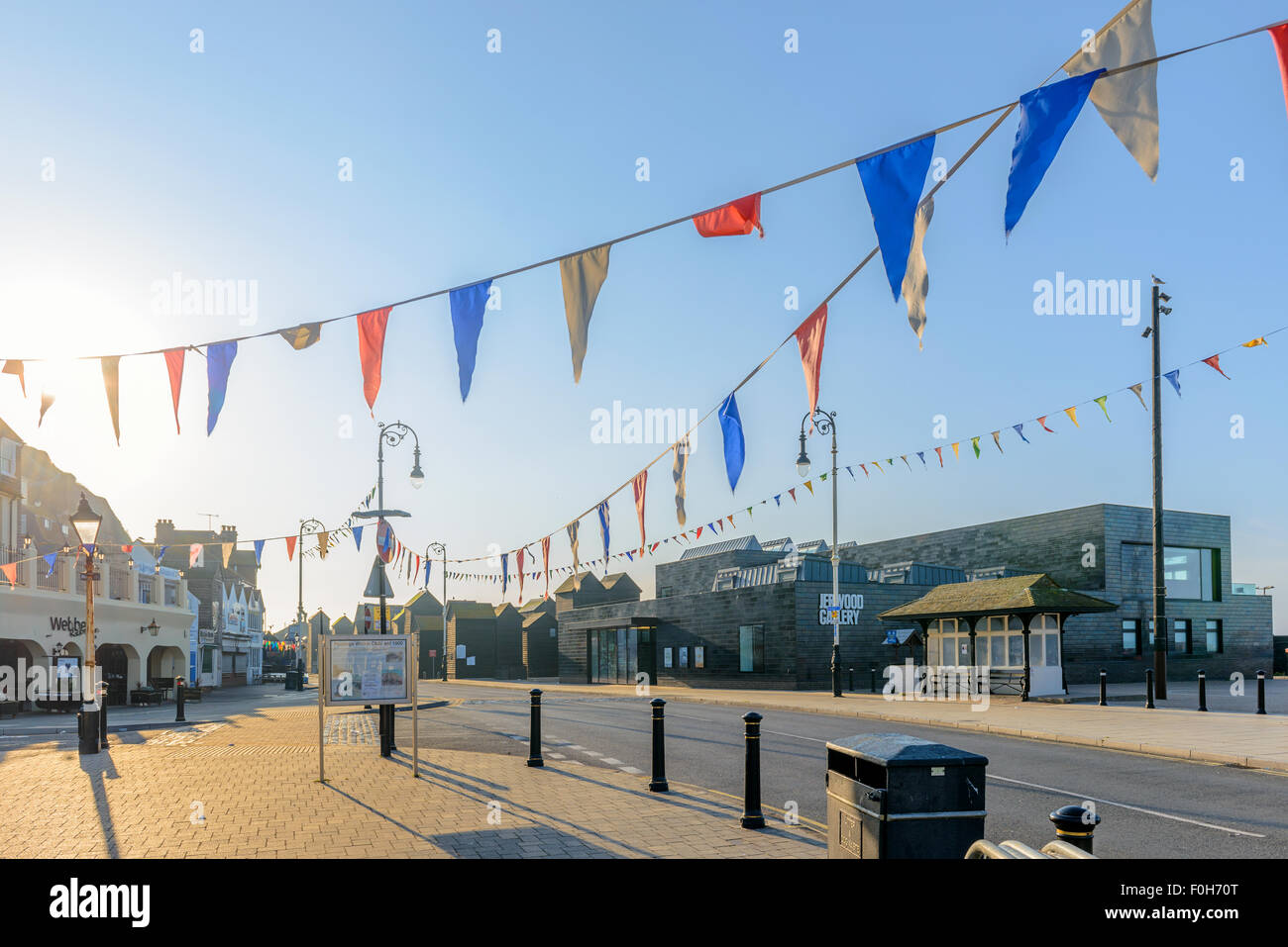 Hastings Zeitgenössische, einer unabhängigen Kunst Galerie, früher die Jerwood Gallery Hastings. East Sussex. Großbritannien Stockfoto