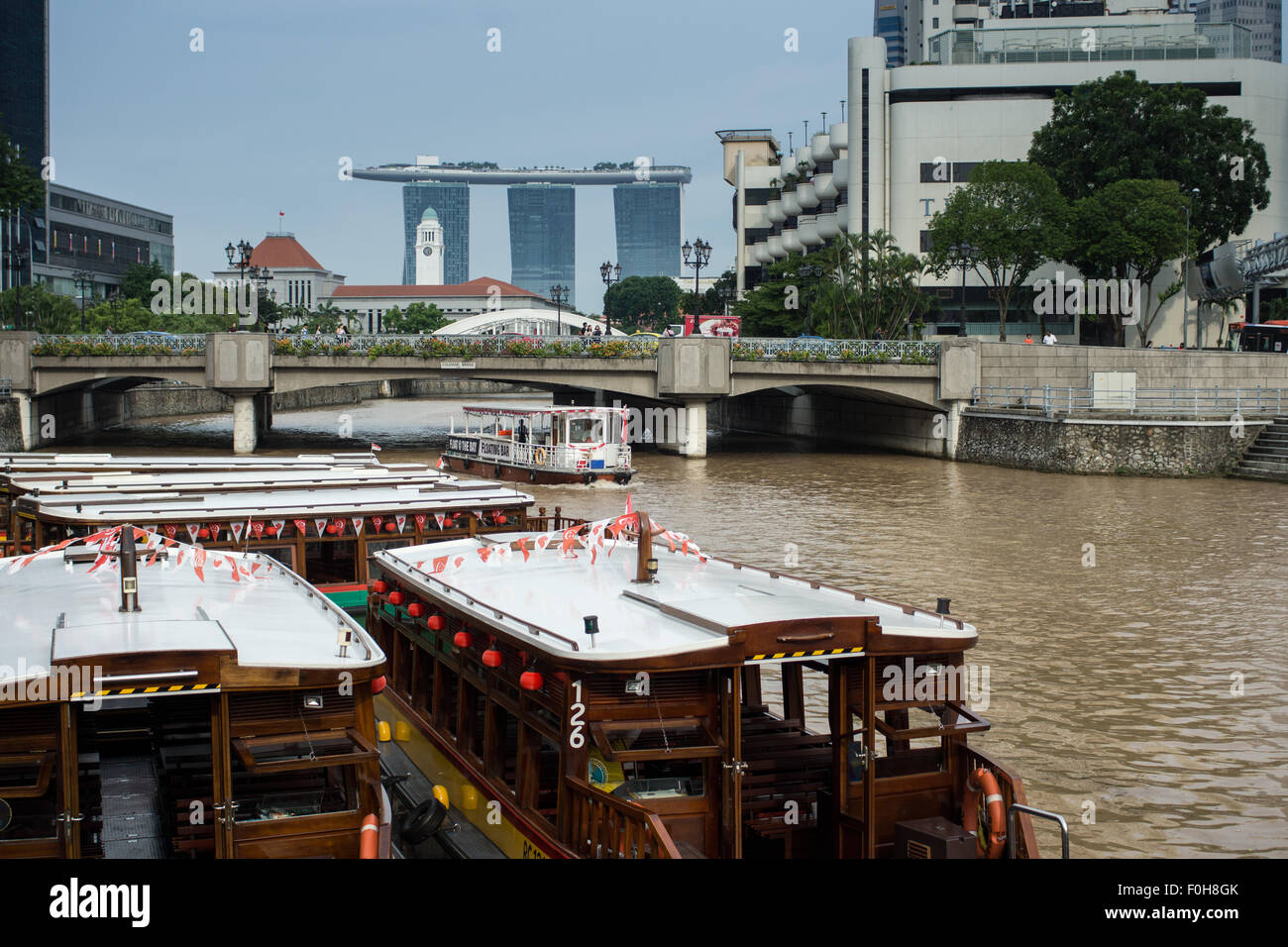 Singapore River Stockfoto