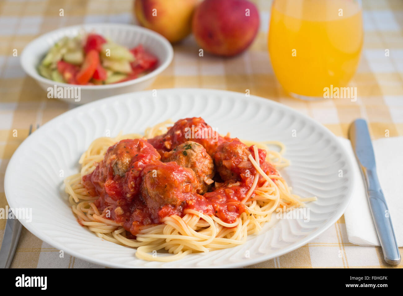 Bolognese-Frikadellen Stockfoto