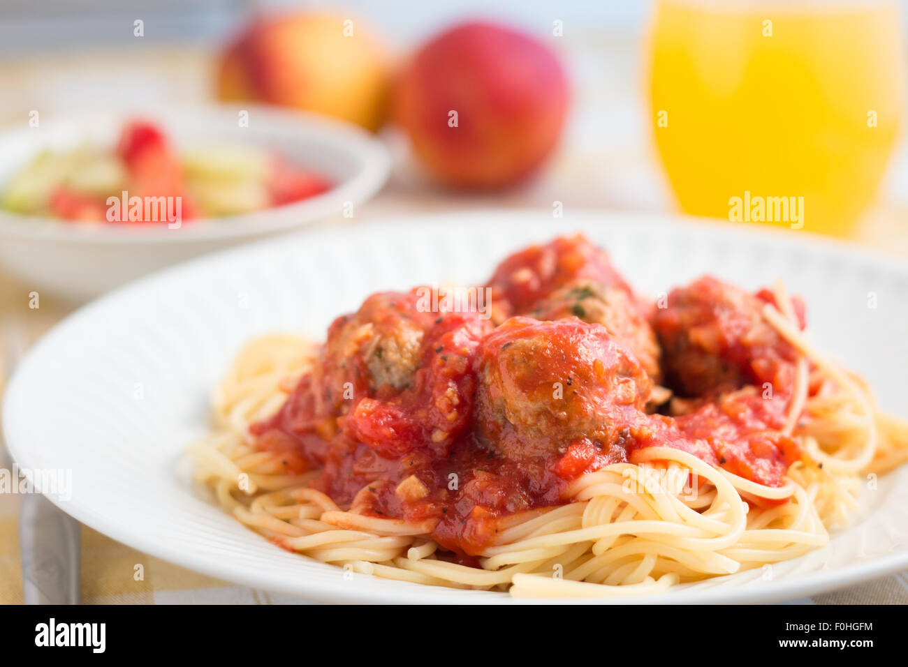 Bolognese-Frikadellen Stockfoto