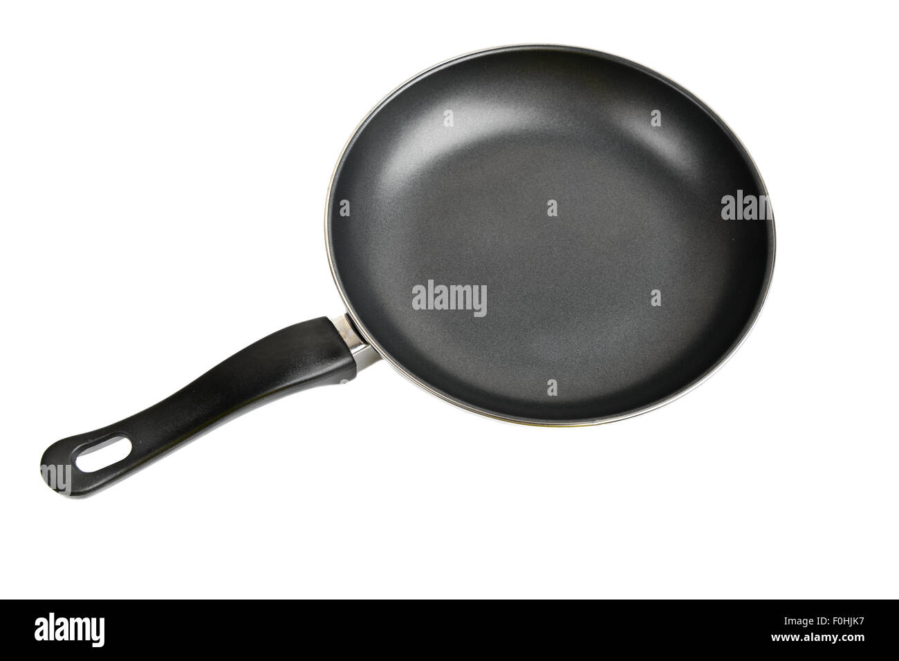 Küche-Pfanne isoliert auf weißem Hintergrund Stockfoto