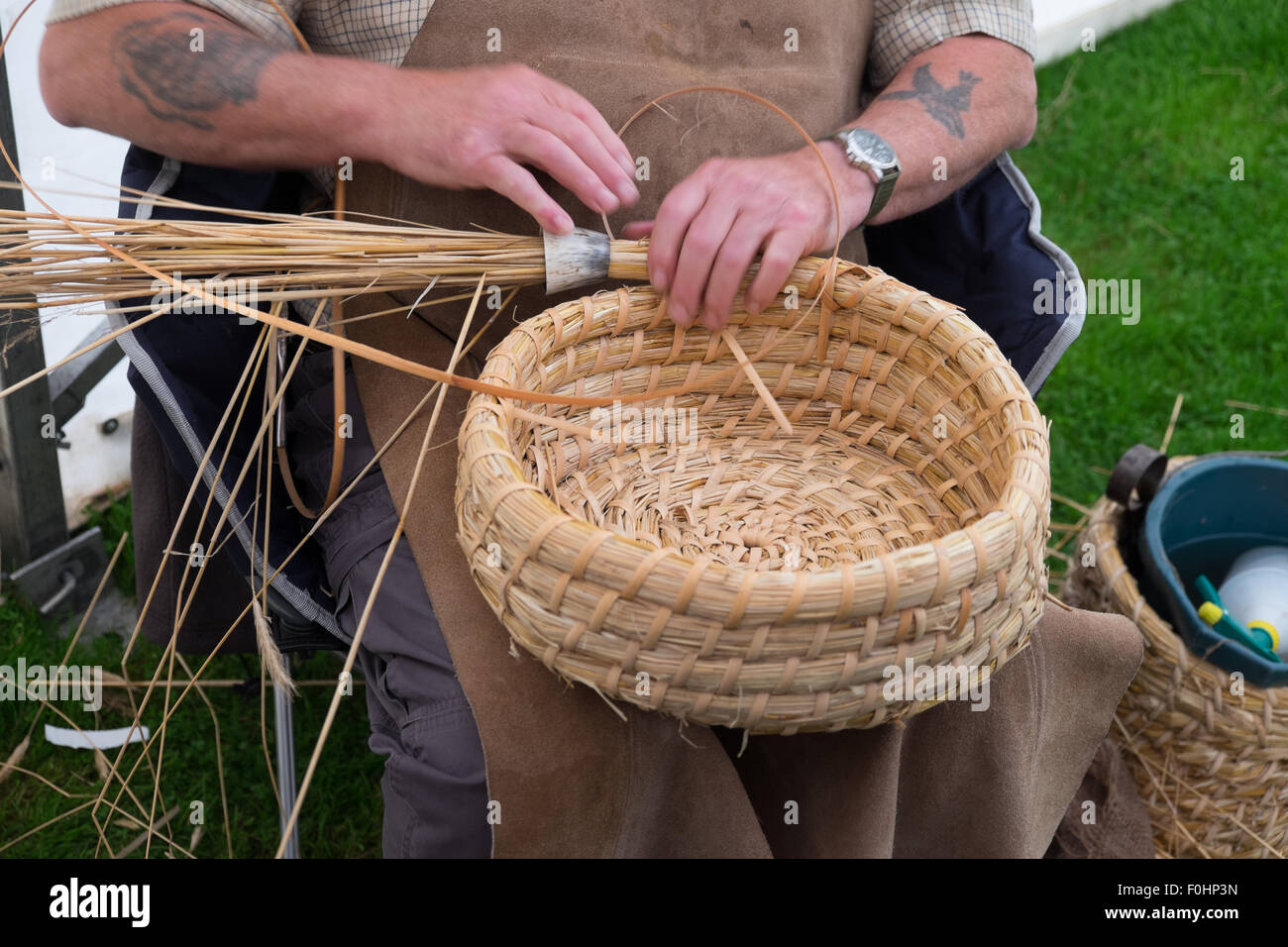 Macht eine Biene skep Stockfoto