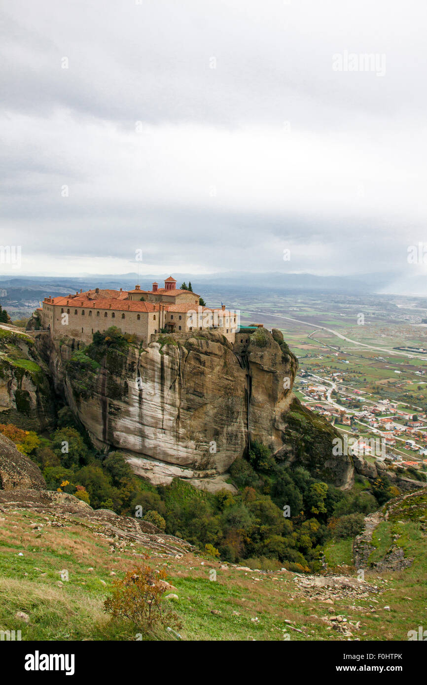 Kloster Agios Stephanos Meteora Klöster, Region Trikala, Griechenland Stockfoto