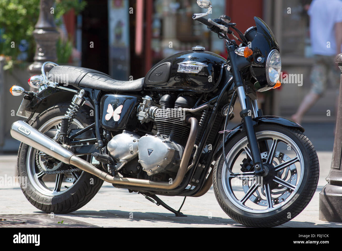 Vintage british triumph trident motorcycle -Fotos und -Bildmaterial in  hoher Auflösung – Alamy