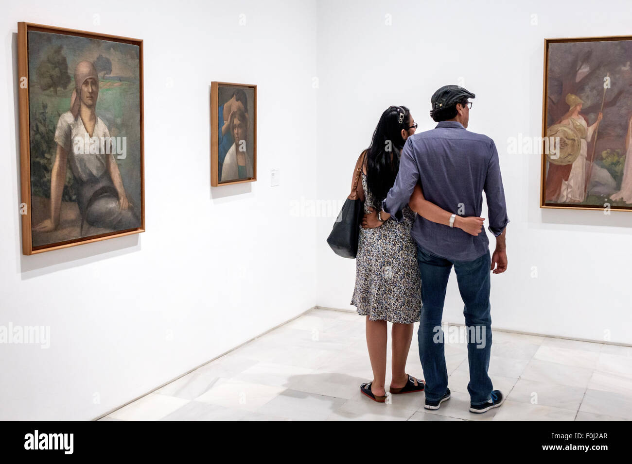 Madrid Spanien,Europa,Spanisch,Hispanic,Centro,Atocha,Calle de Santa Isabel,Museo Nacional Centro de AR Stockfoto