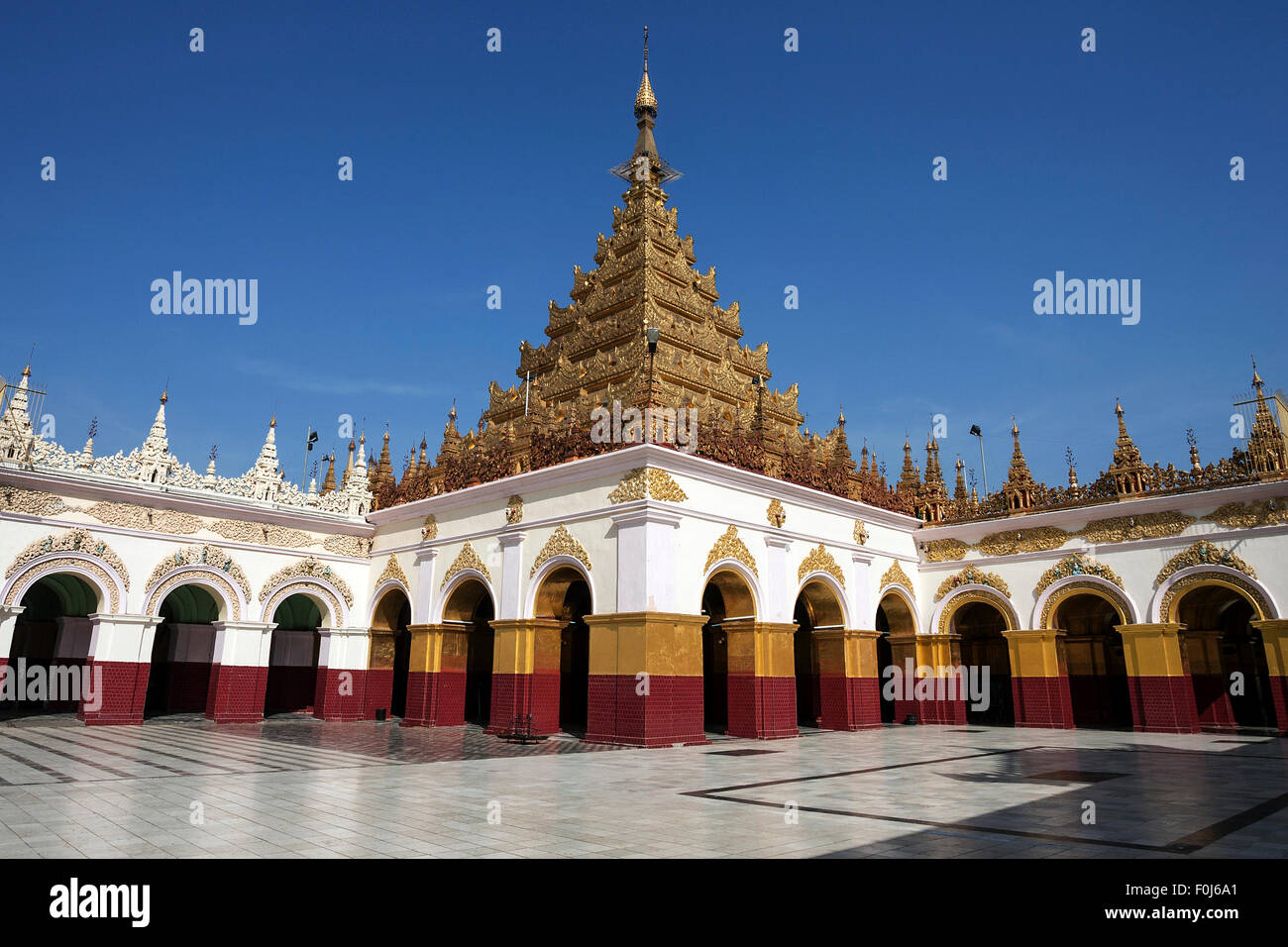 Mahamuni Pagode, Mandalay, Division Mandalay, Myanmar Stockfoto