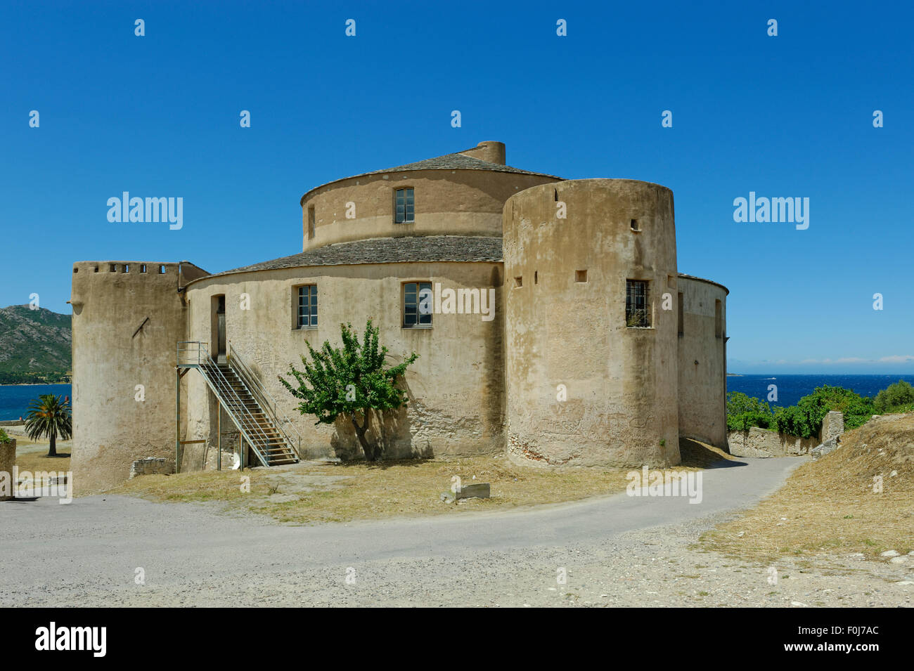 Zitadelle von Saint Florent, Nebbio, Nordküste, Haute-Corse, Korsika, Frankreich Stockfoto