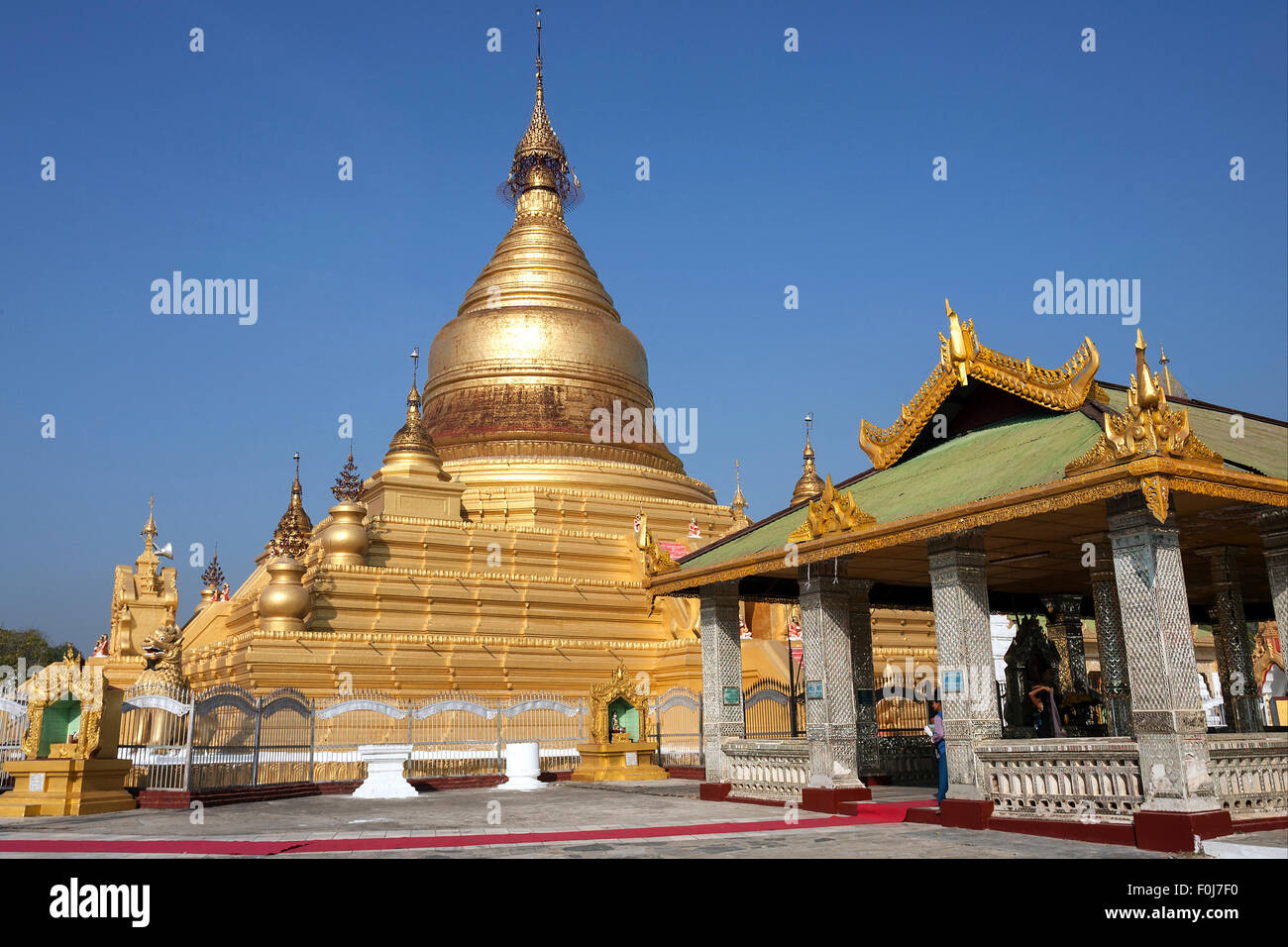 Maha Ławka Marazein Pagode, Mandalay, Division Mandalay, Myanmar Stockfoto