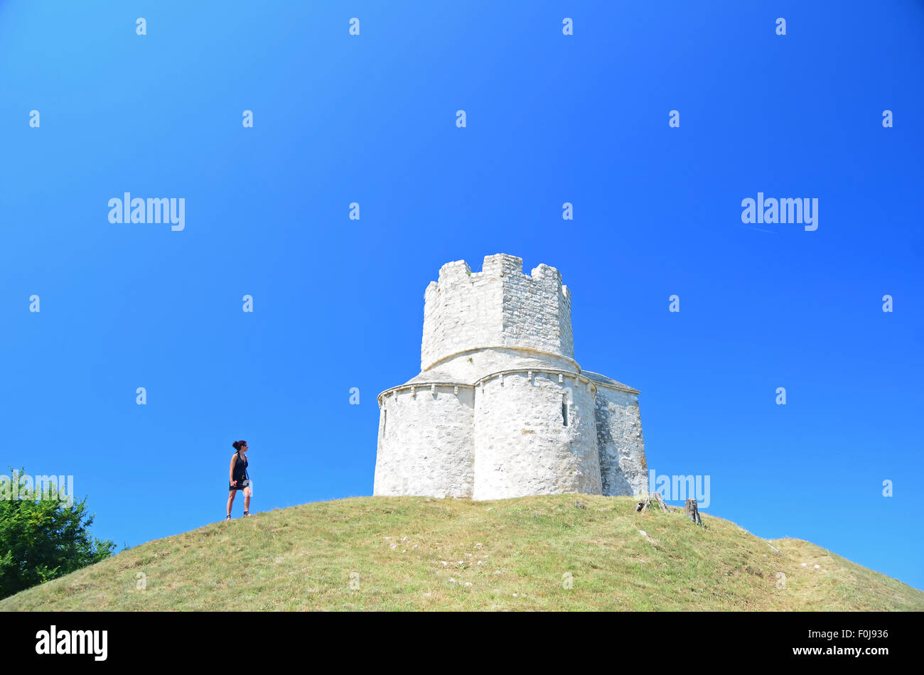 Alte byzantinische Kirche in Nin in Kroatien Stockfoto