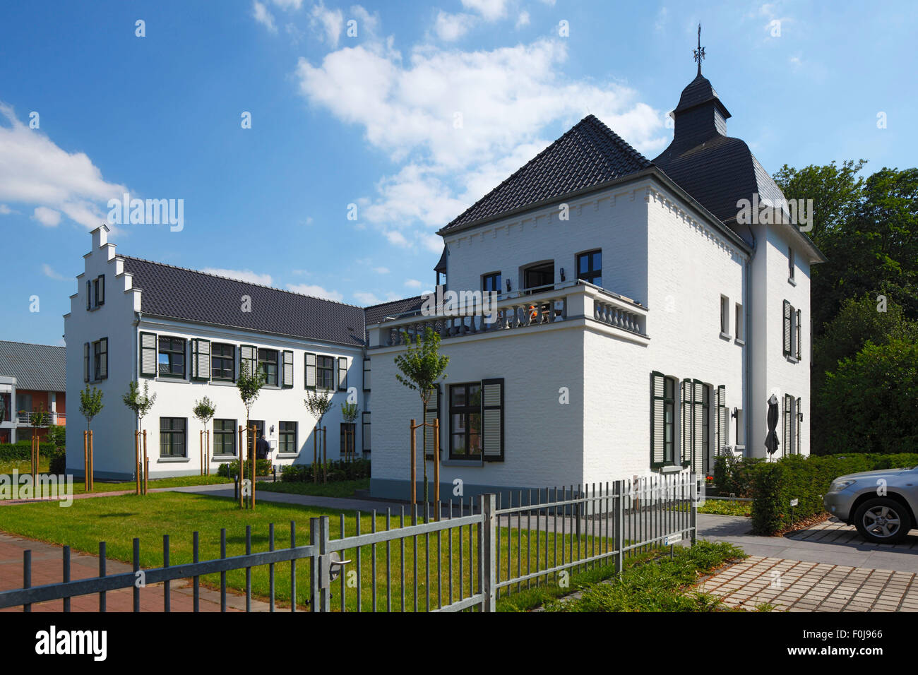 Herrenhaus Golten, Altenwohnheim, Geldern-Pont, Niederrhein, Nordrhein-Westfalen Stockfoto