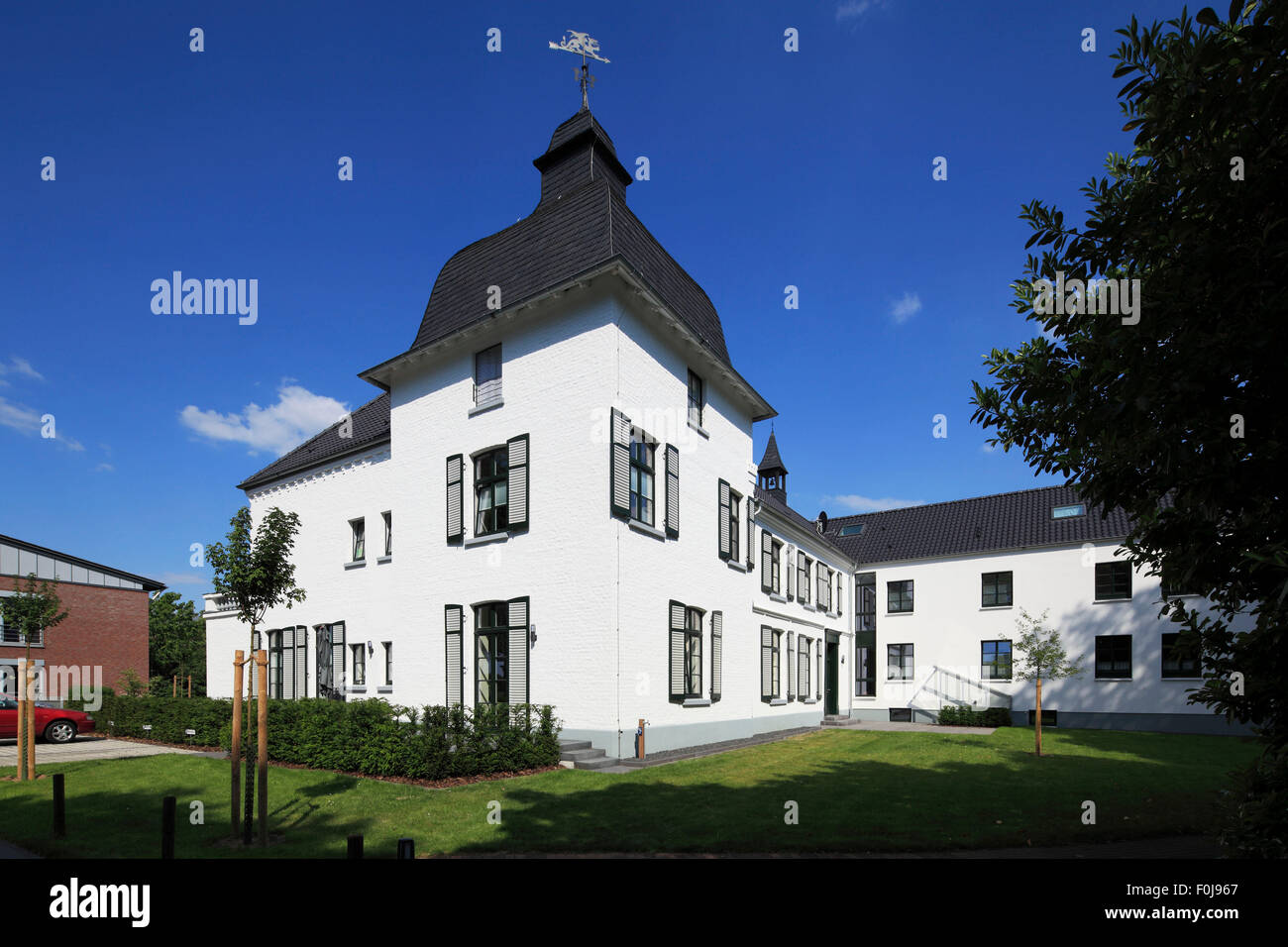Herrenhaus Golten, Altenwohnheim, Geldern-Pont, Niederrhein, Nordrhein-Westfalen Stockfoto