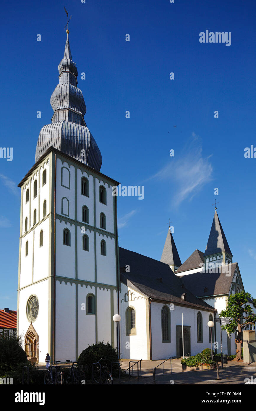 Grosse Marienkirche in Lippstadt, Ostwestfalen, Nordrhein-Westfalen Stockfoto