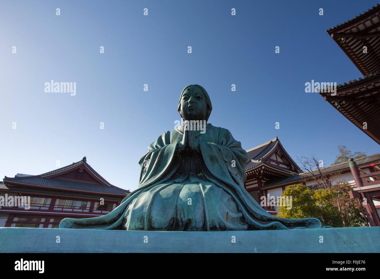 Little Buddha am Zojoji Tempel, Tokyo, Japan Stockfoto