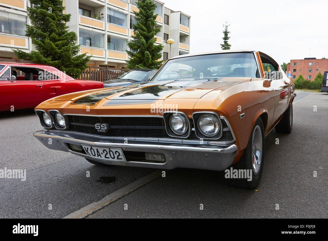 1969 Chevrolet Chevelle SS 396 Hardtop-Coupé Stockfoto