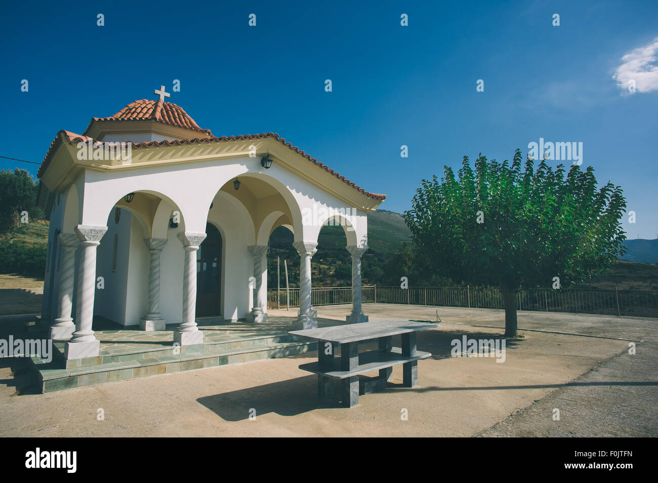 Eine Kirche in Griechenland Stockfoto