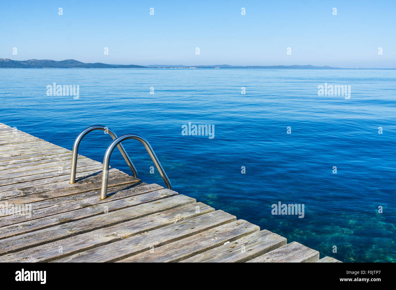 Deaktivieren Sie die Adria in den frühen Morgenstunden. Stockfoto