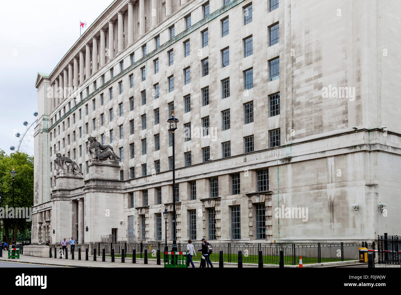 Das Gebäude des Verteidigungsministeriums, London, England Stockfoto
