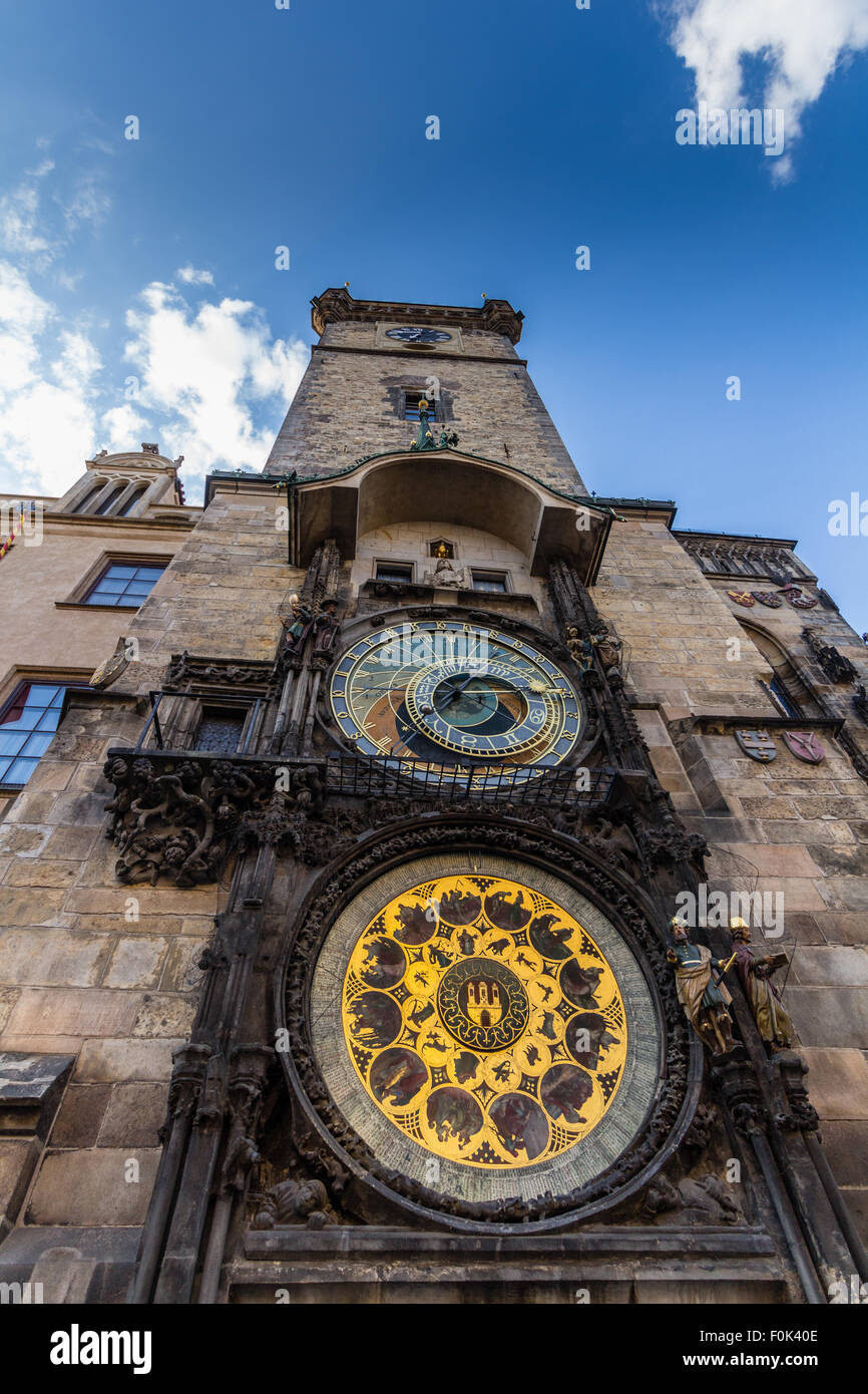 Astronomische Uhr. Prag. Tschechische Republik. Stadt. Europa Stockfoto