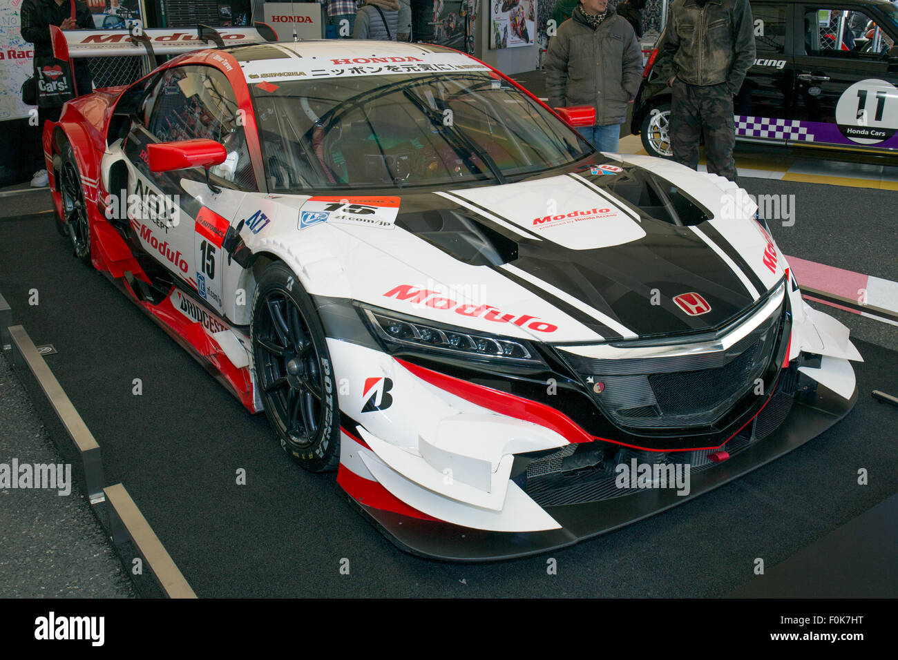 Honda NSX Konzept-GT (Drago Corse) vorne rechts 2015 Motorsport Japan Stockfoto