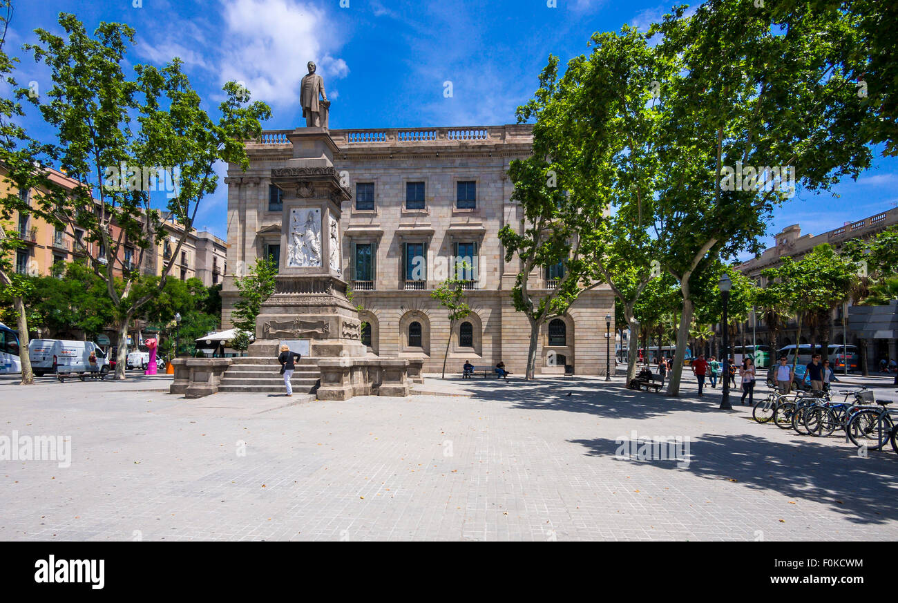 Spanien, Barcelona, Casa Llotja de Mar Stockfoto