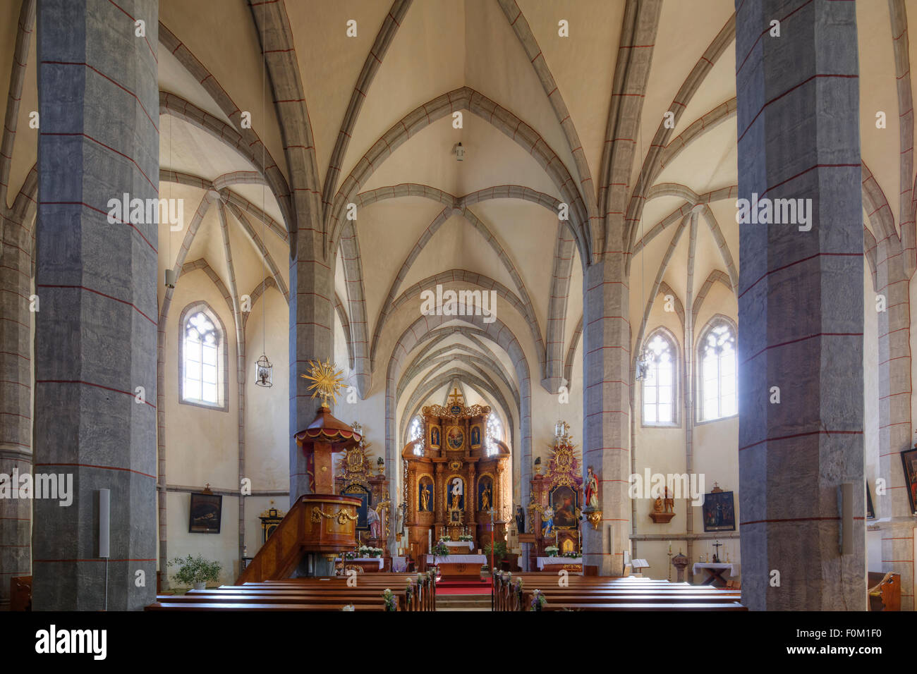 Wallfahrt Kirche von St. Wolfgang, Gemeinde Weitra, Waldviertel, Niederösterreich, Österreich Stockfoto