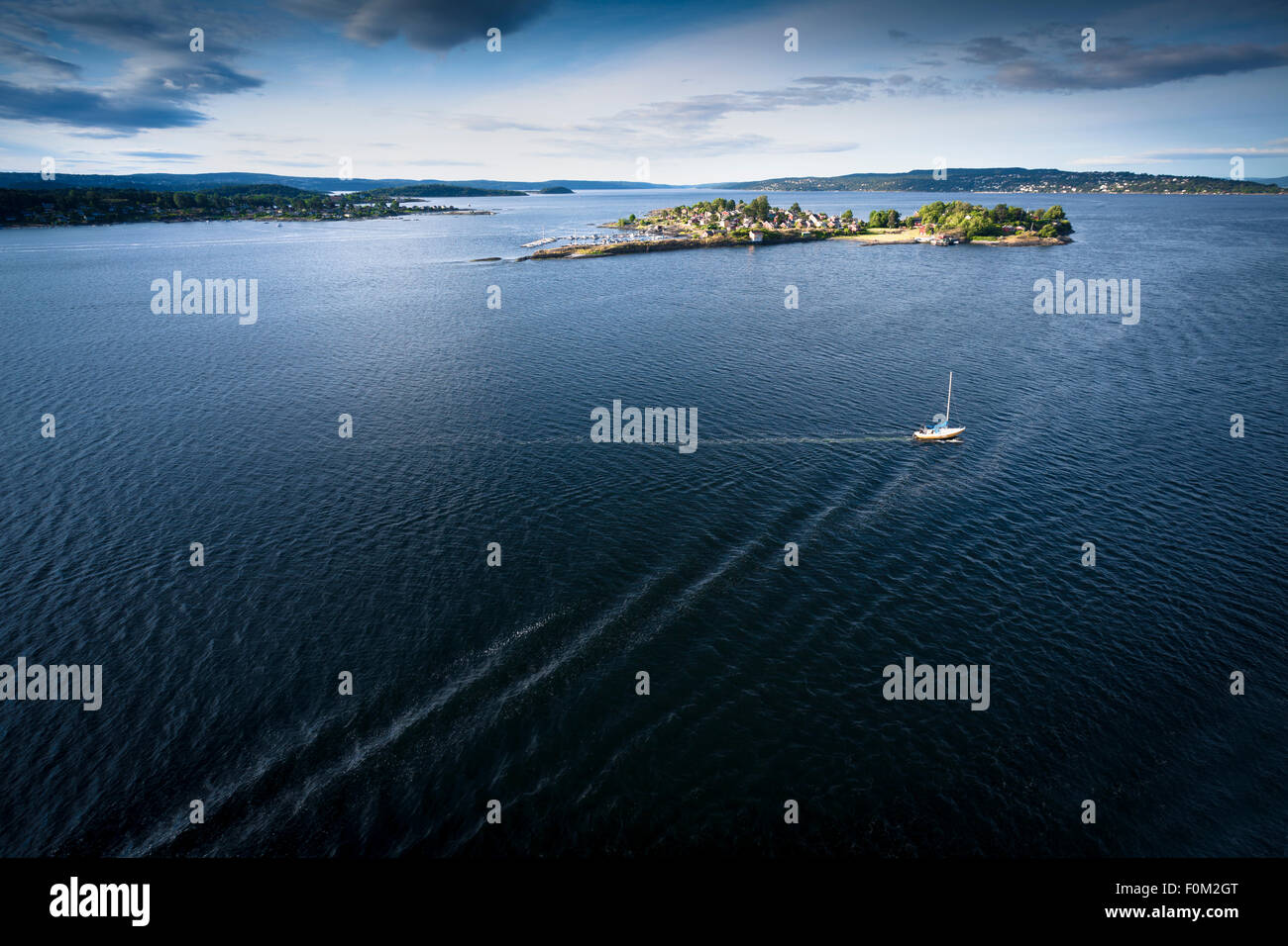 Schären in den Oslofjord, Norwegen Stockfoto