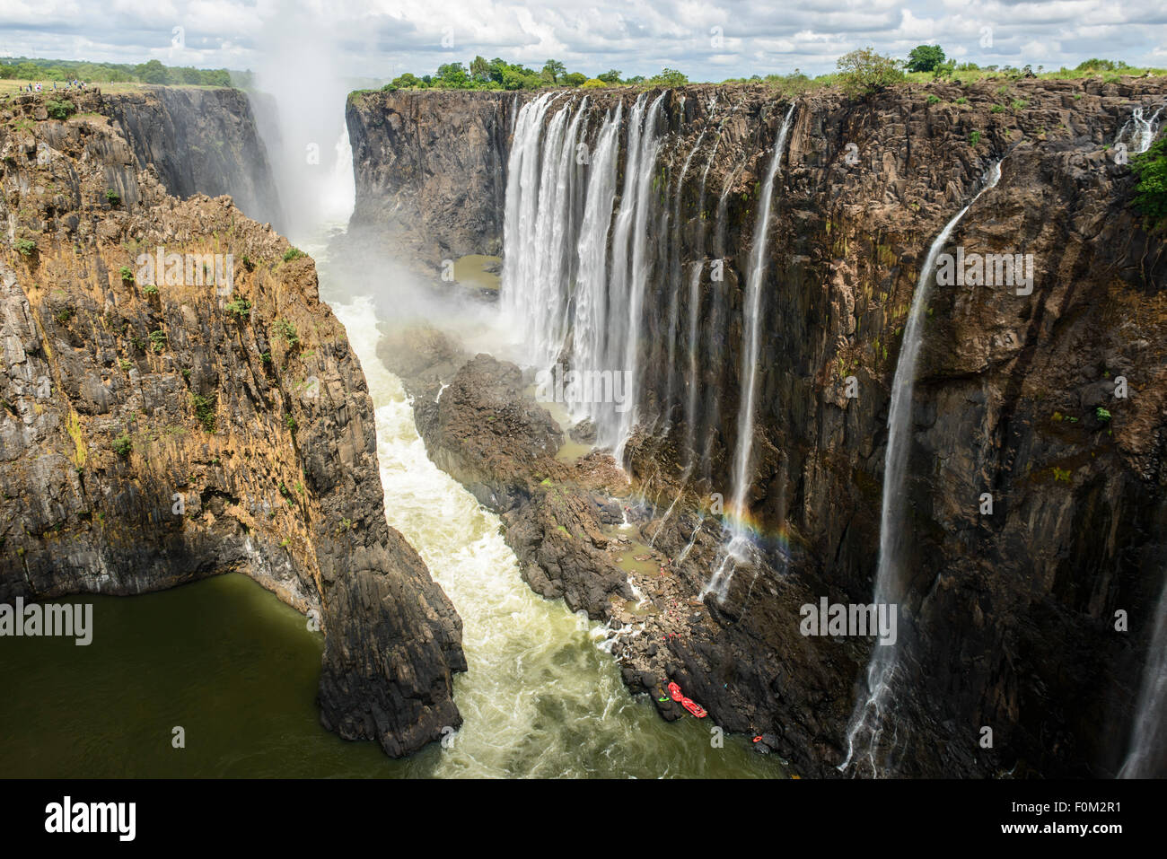 Victoria Falls, Sambia, Afrika Stockfoto