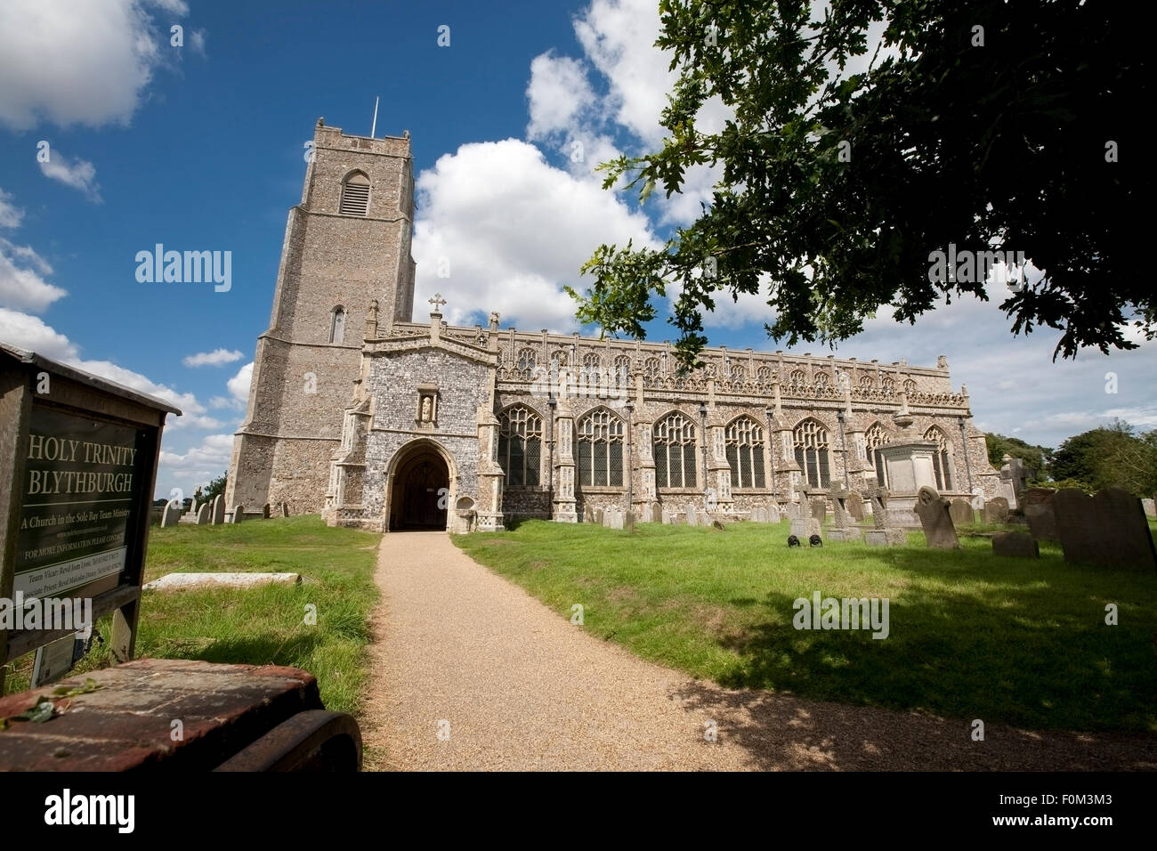 Blythburgh Kirche Heilige Dreifaltigkeit Suffolk Stockfoto