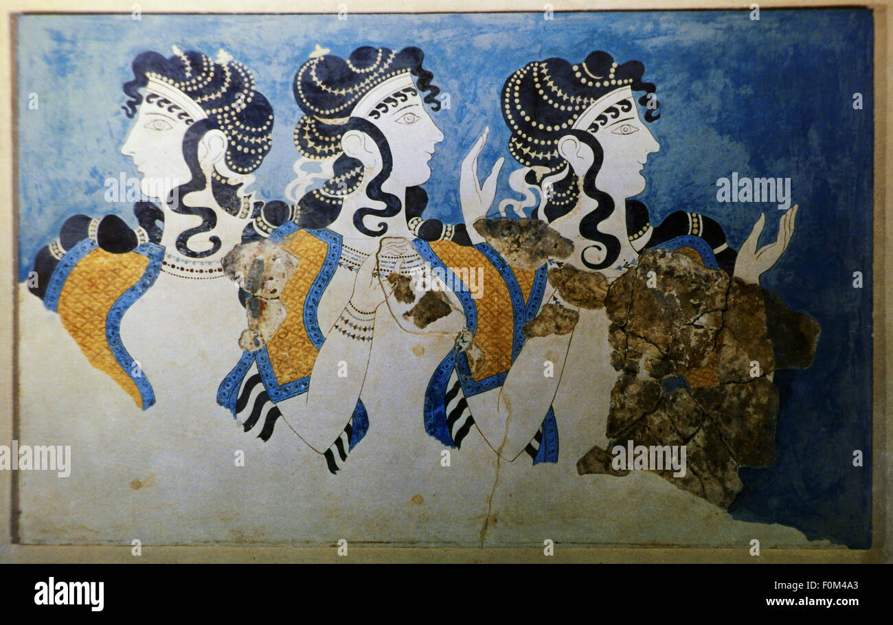 Geographie / Reisen,Griechenland,Antike Welt,Kreta,Knossos,Minoische Kultur,die blauen Damen,Heraklion Museum,Frauen,Mode,Minoan,mittelmeer,Südeuropa,Europa,Mittelmeer,Mittelmeer,Mittelmeer,Fresko,Freskenfresken,Freskenmalerei,Wandmalerei,Wandmalerei,Wandmalerei,Wandmalerei,Wandmalerei,Wandmalerei,Kunst,schöne Künste,Kunst,Antike Welt,Antike Zeiten,Knossos,Frauen,Kultur,Kultur,Kultur,Kultur,Geschichte,Kultur,Kultur,Kultur,Kultur,Kultur,Kultur,Geschichte,Menschen des 20 Stockfoto