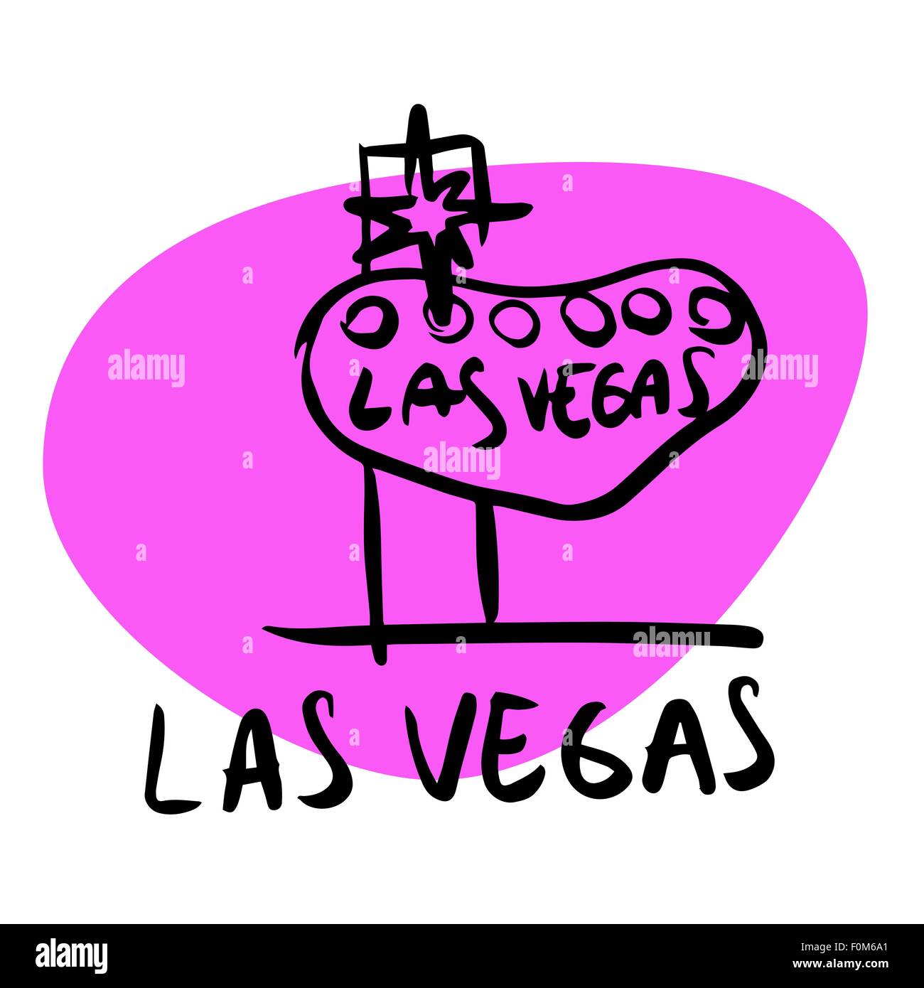 Las Vegas Nevada, USA Stock Vektor