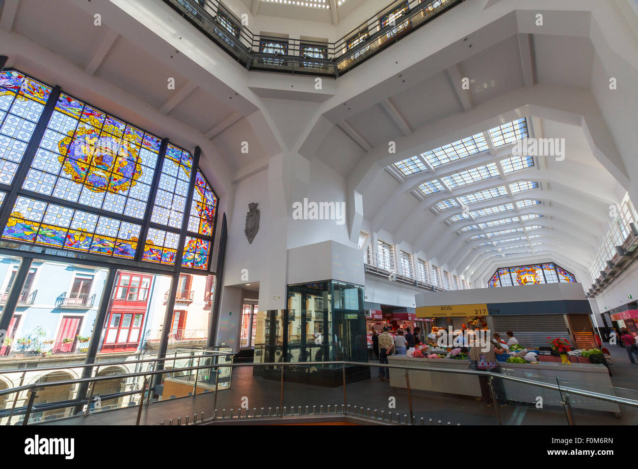 La Ribera Markt. Bilbao. Stockfoto