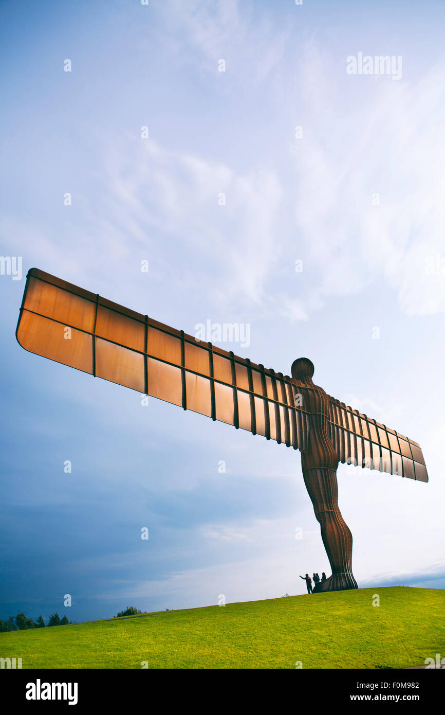 Der Engel des Nordens Statue in Gateshead, von Antony Gormley Stockfoto