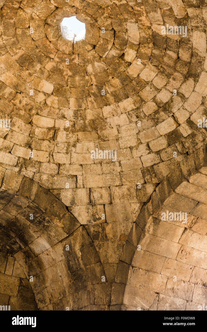 Kuppel auf Zwickeln, West Bäder, Jerash, Jordanien Stockfoto