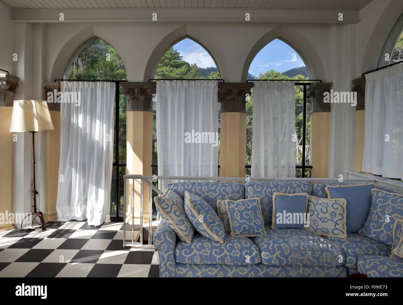 Wohnzimmer Innenraum Stockfoto