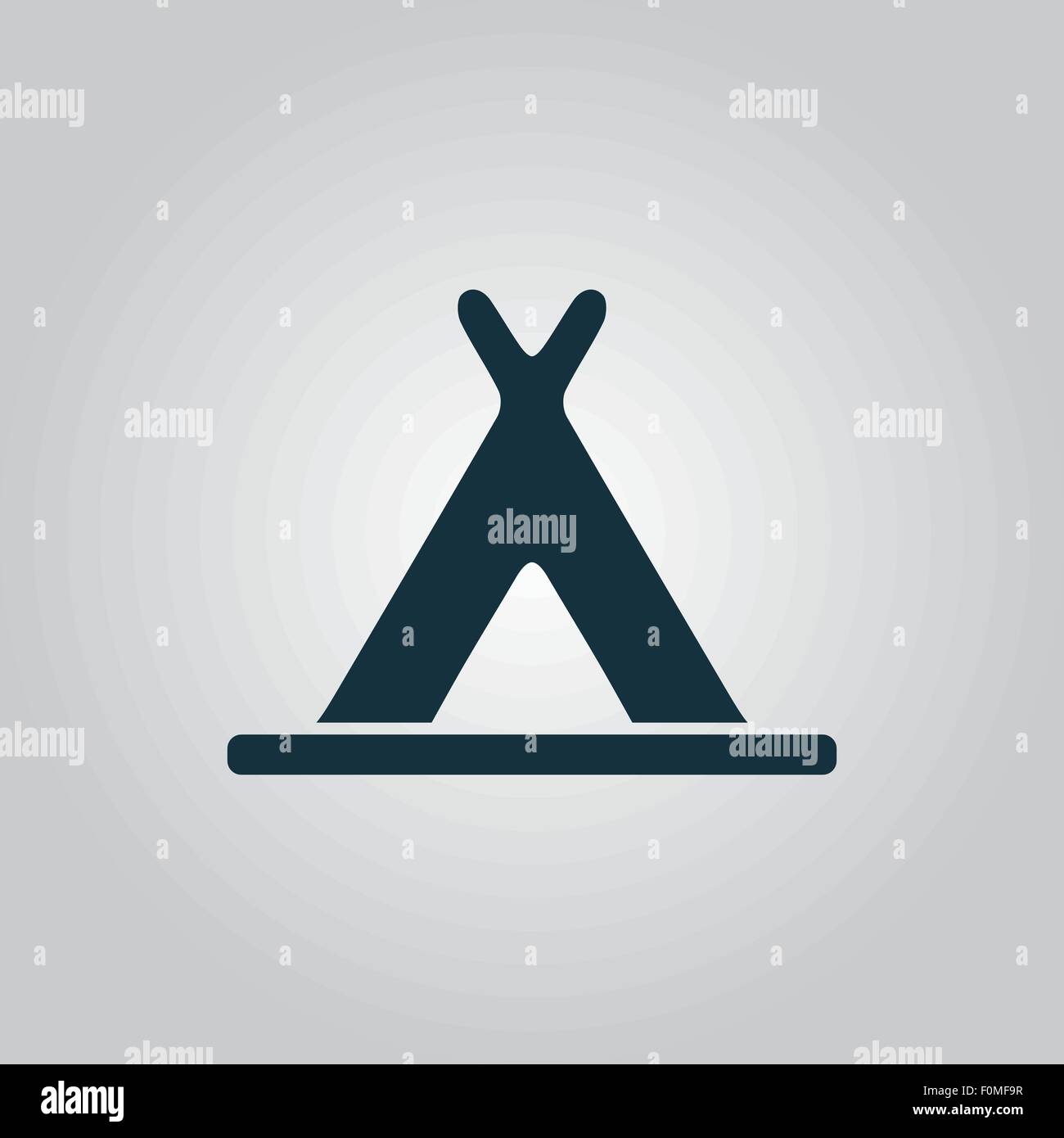 Wigwam-Symbol Stock Vektor
