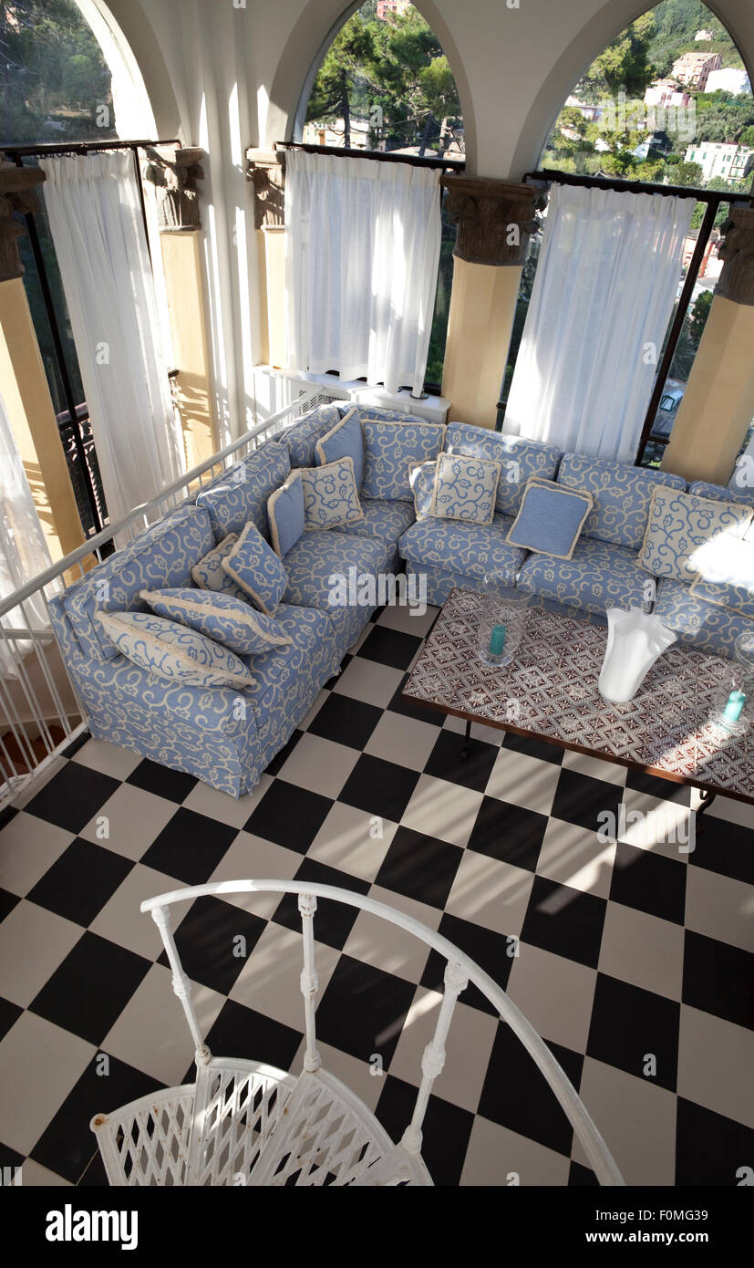 Wohnkultur, Wohnzimmer Interieur Stockfoto