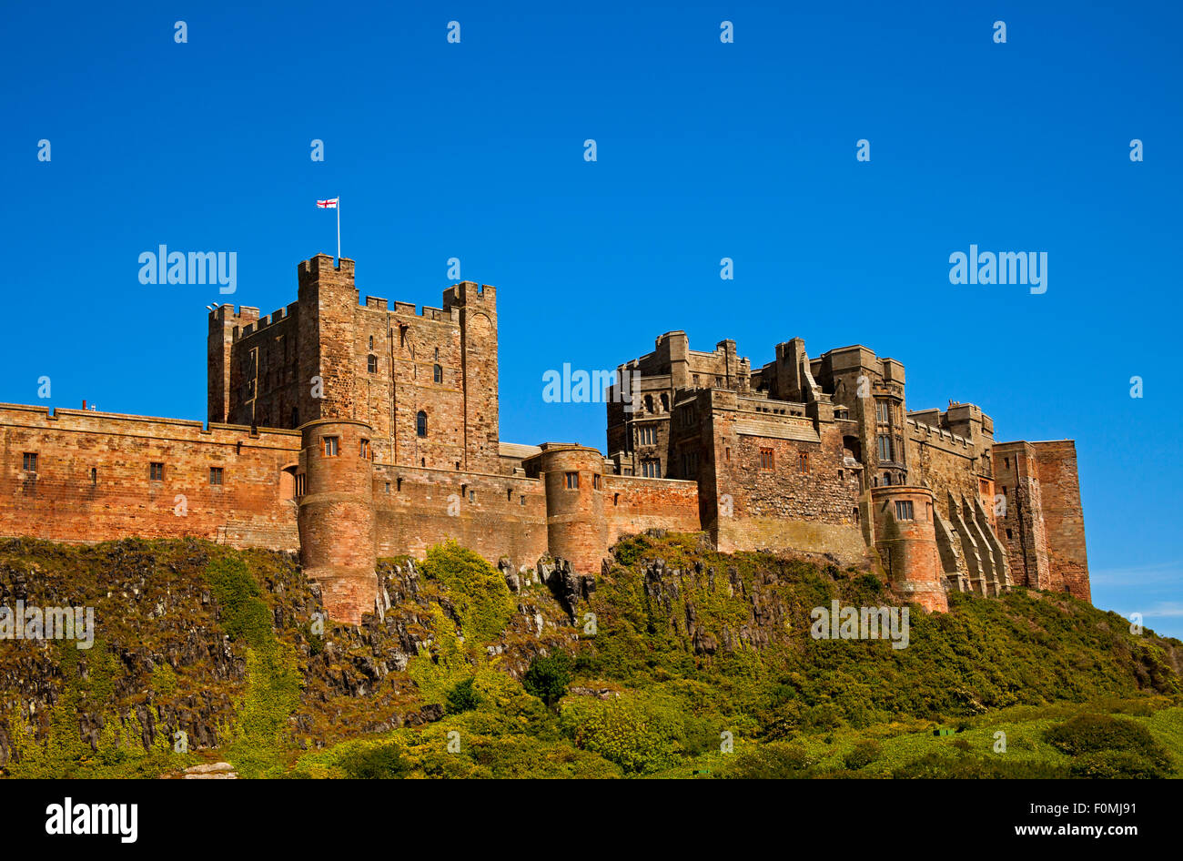 Bamburgh Castle Bamburgh Northumberland, England, Vereinigtes Königreich Stockfoto